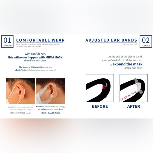 MIMA Premium Filter (KF94 Certified) BLACK/WHITE/GRAY/BEIGE Face Mask - Picture 10 of 11